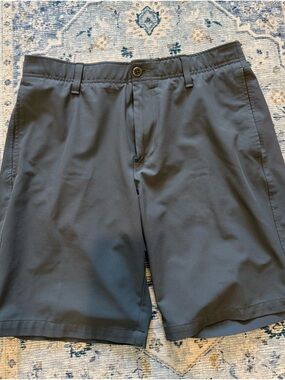 Men’s UA Drive Under Armour Grey Flat-Front 8 ‘’ Golf Shorts